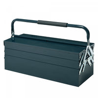 Durhand Portable 5-tray Metal Tool Box