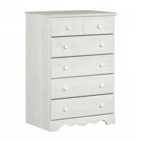 Summer Breeze 5-Drawer Chest - White Pine