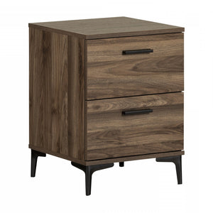 Musano 2-Drawer Nightstand - Natural Walnut