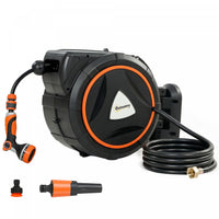 Outsunny Retractable Garden Hose Reel, 1/2