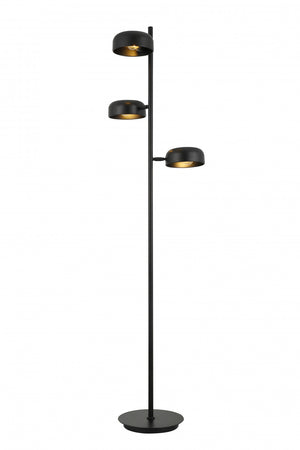 Matte Black Floor Task Lamp