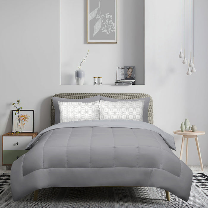 7-Piece Double Reversible Comforter Set