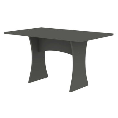 Coney Mid-Century Modern 53" Dining Table in Charcoal Gray | Table de salle a manger Coney style mid-century 53" en gris charbon