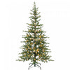 HOMCOM 6ft Prelit Sparse Christmas Tree with Downswept Hinges, Green