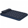 Outsunny Queen Air Mattress With 2 Pillows, Inflatable Double Air Bed, Blue