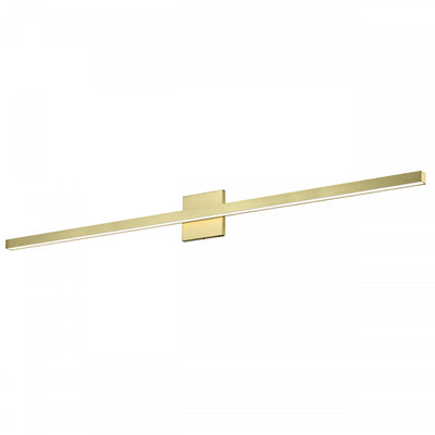 Dainolite Arandel Vanity Light 36w LED Aged Brass Frosted Acrylic Diffuser Lamp|Lumière de coiffeuse Arandel de Dainolite en acrylique givré qui diffuse la lumière, avec fini laiton vieilli et ampoule à DEL de 36 W