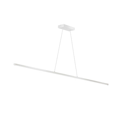 Dainolite Array LED Horizontal Pendant 30w 48" Matte White Finish White Acrylic Diffuser Lamp|Luminaire suspendu horizontal Array de Dainolite de 48 po en acrylique blanc qui diffuse la lumière, avec fini blanc mat et ampoule à DEL de 30 W