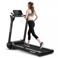Superfit 2.25hp Folding Electric Motorized Treadmill W/ Speaker