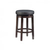 Maya Faux Leather Counter-Height Stool - Black