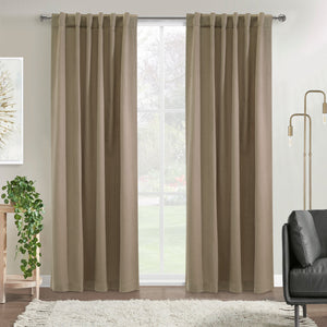 Habitat Mulberry Blush Light Filtering Dual Header Curtain Panel - 54 x 84