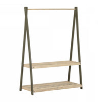 Sweedi Kids Wooden Clothes Rack - Olive Green