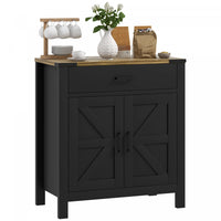 HOMCOM Sideboard Buffet Cabinet w/ Drawer and Shelf, Farmhouse Sideboard