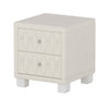 Sophia Elegant Velvet Nightstand with Drawers and Button-Tufted Design,Beige