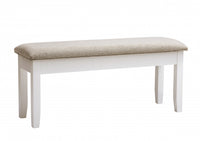 Jane Fabric Storage Dining Bench - Brown