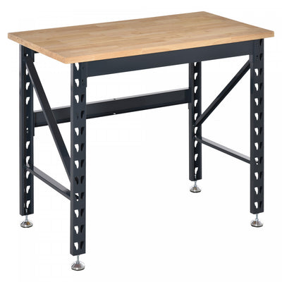 Homcom 45" Solid Wood Tabletop Workbench|Homcom Etabli De Table En Bois Massif De 45 Po