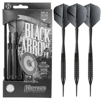 Harrows Black Arrow Brass Soft Tip Darts