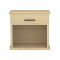 Clifford Traditional Nightstand in Natural Oak (1-Drawer) 