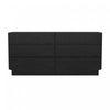 Ardea Contemporary 72\" Dresser in Black (6-Drawer)