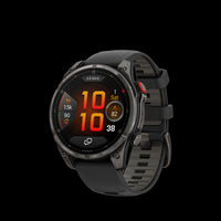 Garmin Fenix 8 Pro 47mm Carbon Multisport Smartwatch - Fitness Tracker, AMOLED Sapphire Display, LTE/Satellite Connectivity, Health Metrics, Voice Calls
