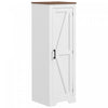 HOMCOM Farmhouse Storage Cabinet with Adjustable Shelf for Living Room