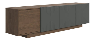 Nordika Riva 72" TV Stand - Walnut|Meuble pour téléviseur Riva Nordika de 72 po - noyer