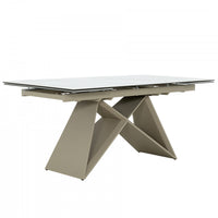 Wrenley 71-102 in. Extendable Rectangular Dining Table (Seats 6-8) 