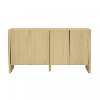 Linda Modern 60" Sideboard in Natural Oak Buffet | Buffet moderne Linda 60" en chene naturel