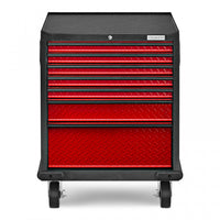 Gladiator Premier 7-Drawer Modular Tool Storage Cabinet - Red Tread