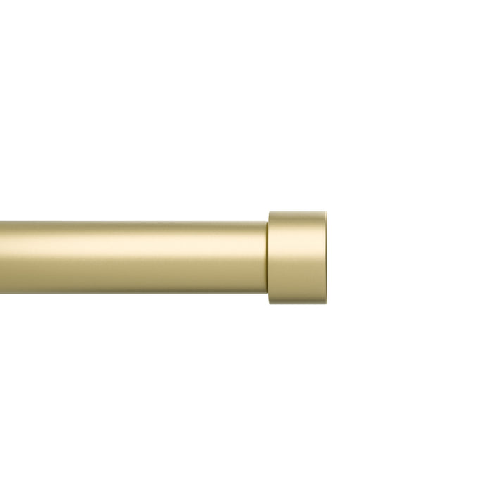 Umbra Cappa Gold Expandable 1\" Curtain Rod - 36\"-66\" 