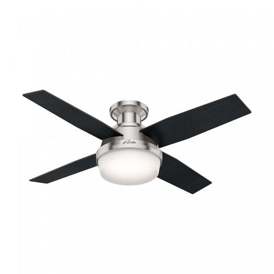 Dempsey Low Profile Ceiling Fan with Light Fixture - Grey | Ventilateur de plafond Dempsey à profil bas avec luminaire - Gris
