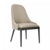 Drew Contemporary Wood Upholstered Side Chair in Taupe - Set of 2 | Chaise laterale contemporaine Drew en bois et tissu taupe - Lot de 2