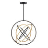 Trilogy Collection 32\" Integrated LED Pendant - Black & Gold