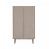 Ella Modern 32\" Accent Cabinet in Mocha