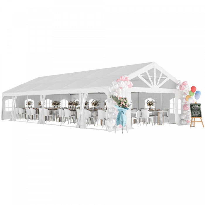 Outsunny 20' x 40' Heavy Duty Party Tent with 2 Doors and 20 Windows