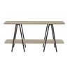 Celine Contemporary Modern 47\" Console Table in Rustic Gray