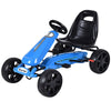 Costway Xmas Gift Go Kart Kids Ride On Car Pedal Powered Car 4 Wheel Racer Toy Stealth Outdoor