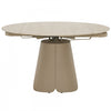 Solene 32-52 in. Round Extendable Dining Table (Seats 4) | Table de salle a manger ronde extensible Solene de 32 a 52 po (4 places)