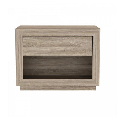Soren Contemporary 32" Nightstand in Natural Oak (1-Drawer) | Table de nuit contemporaine Soren 32" en chene naturel (1 tiroir)