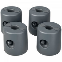 Outsunny Tent Weights Set of 4 for Pop Up Canopy, 106 LBS, Light Grey