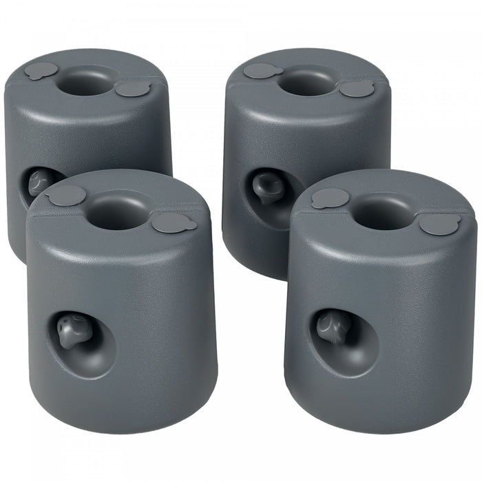 Outsunny Tent Weights Set of 4 for Pop Up Canopy, 106 LBS, Light Grey