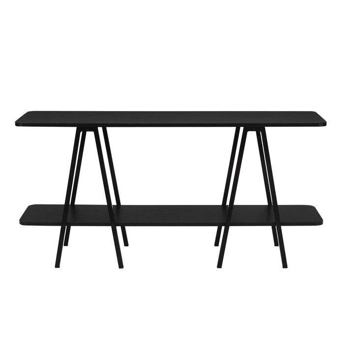 Celine Contemporary Modern 47\" Console Table in Black