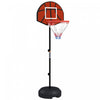 Soozier 3-5ft Basketball Hoop Stand With Dartboard, Darts And 15\" Backboard