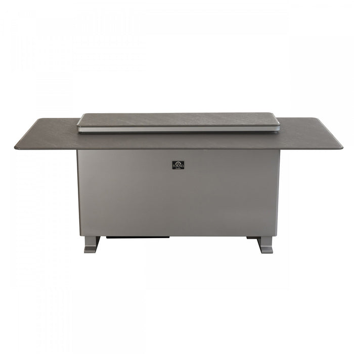 Forno Elevato Smart Bar Table, Sandstone Black, 5.3 cu.ft fridge and freezer-FBTFR7037-72BLK 