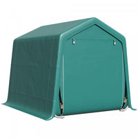 Outsunny 7.9' X 6.6' Garden Storage Tent, Heavy Duty Bike Shed, Green