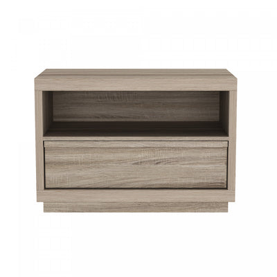 Navis Contemporary 32" Nightstand in Natural Oak (1-Drawer) | Table de nuit contemporaine Navis 32" en chene naturel (1 tiroir)
