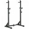 Soozier Adjustable Squat Rack, Bench Press Rack, Black
