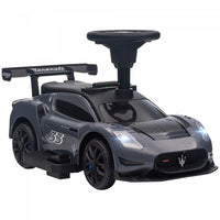 Qaba Maserati Gt2 Licensed 6v Baby Car, Battery Powered Ride-On Toy For Toddlers, Electric Car For K