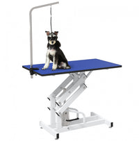 Pawhut Dog Grooming Table, Deluxe Professional Pet Grooming Table For Larger Dogs Z-lift Hydraulic W