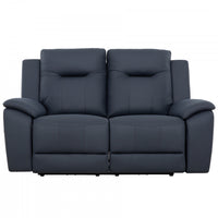 Sutton 66 in. Upholstered Power Reclining Loveseat - Blue 