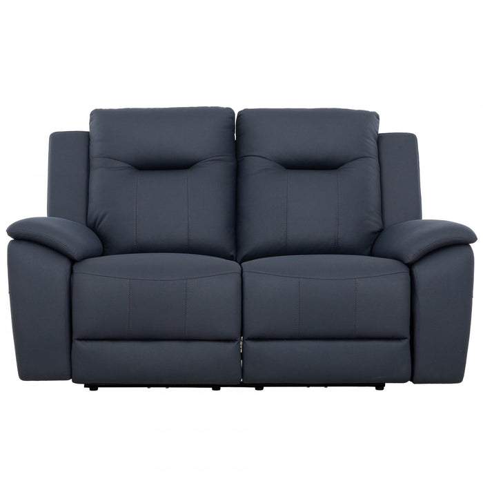 Sutton 66 in. Upholstered Power Reclining Loveseat - Blue